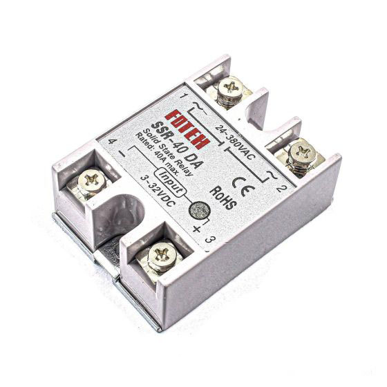 رله SSR حالت جامد 40 آمپر تک فاز SSR-40DA